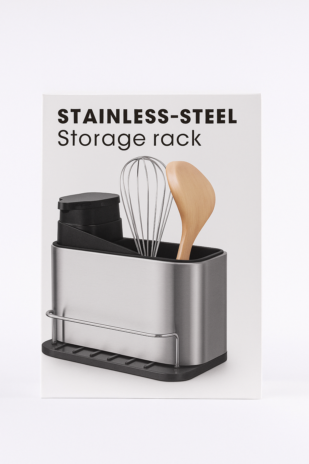 Organizador de Utensilios de Acero Inoxidable