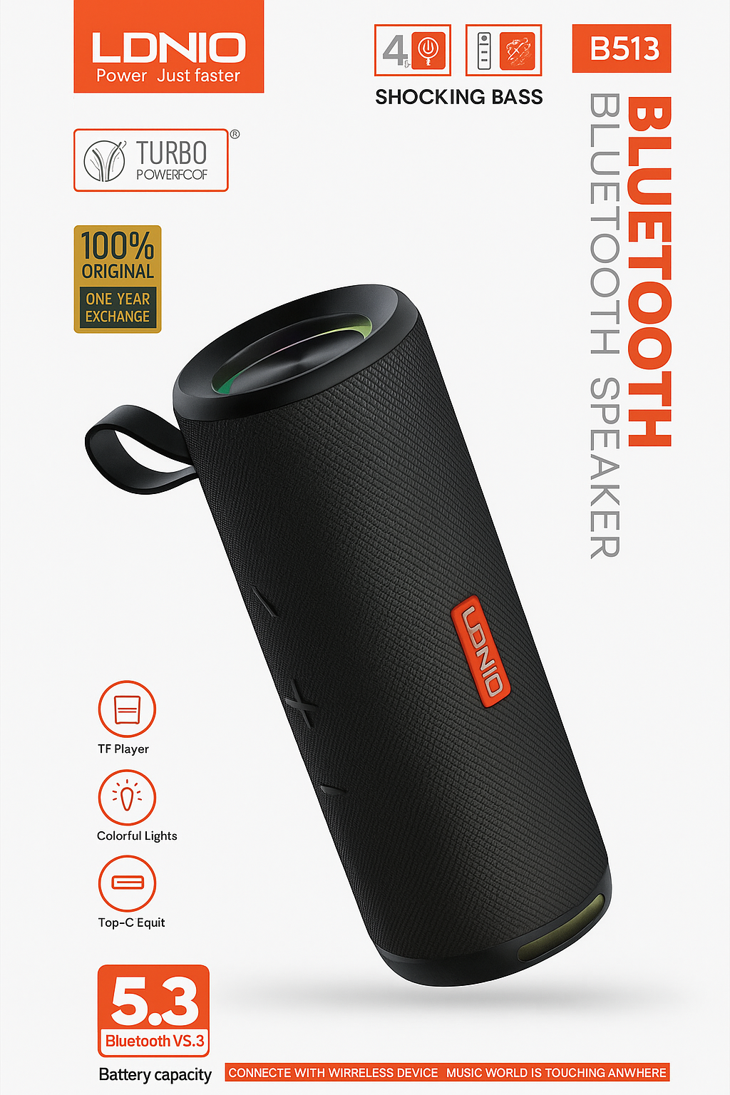 Parlante Bluetooth LDNiO BS13