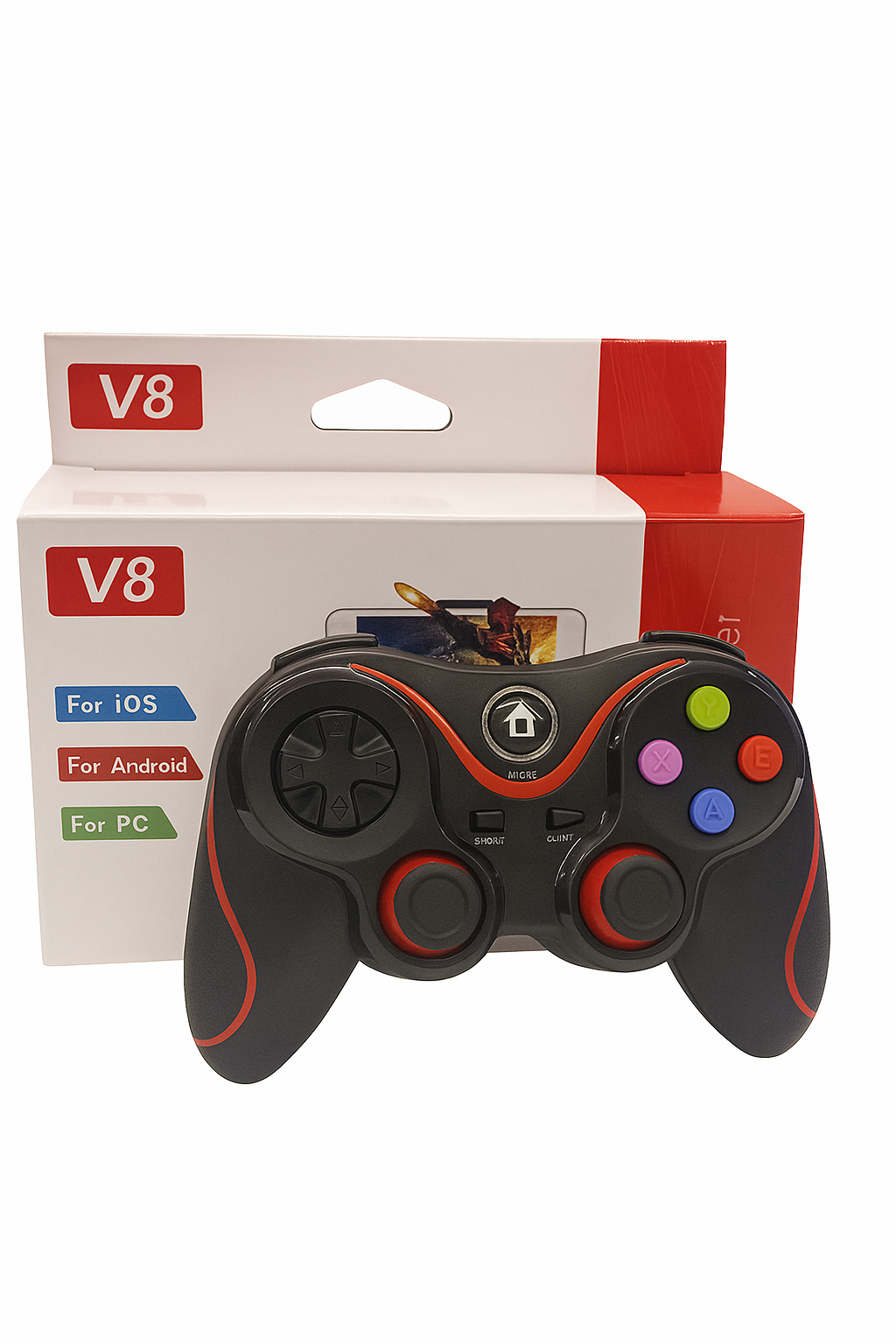 Control v8 inalámbrico para movil