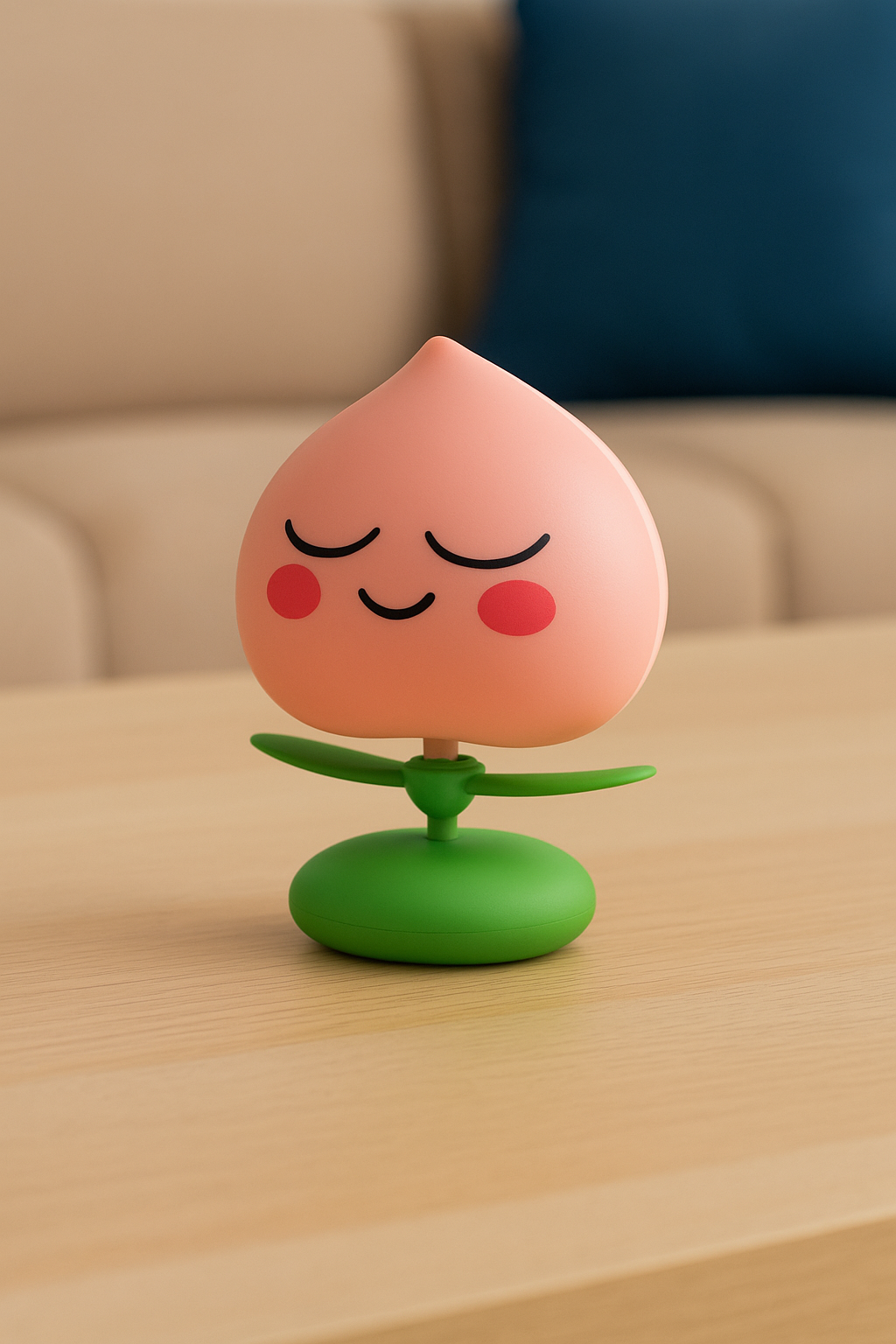 Mini Fan con Espejo y Luz LED