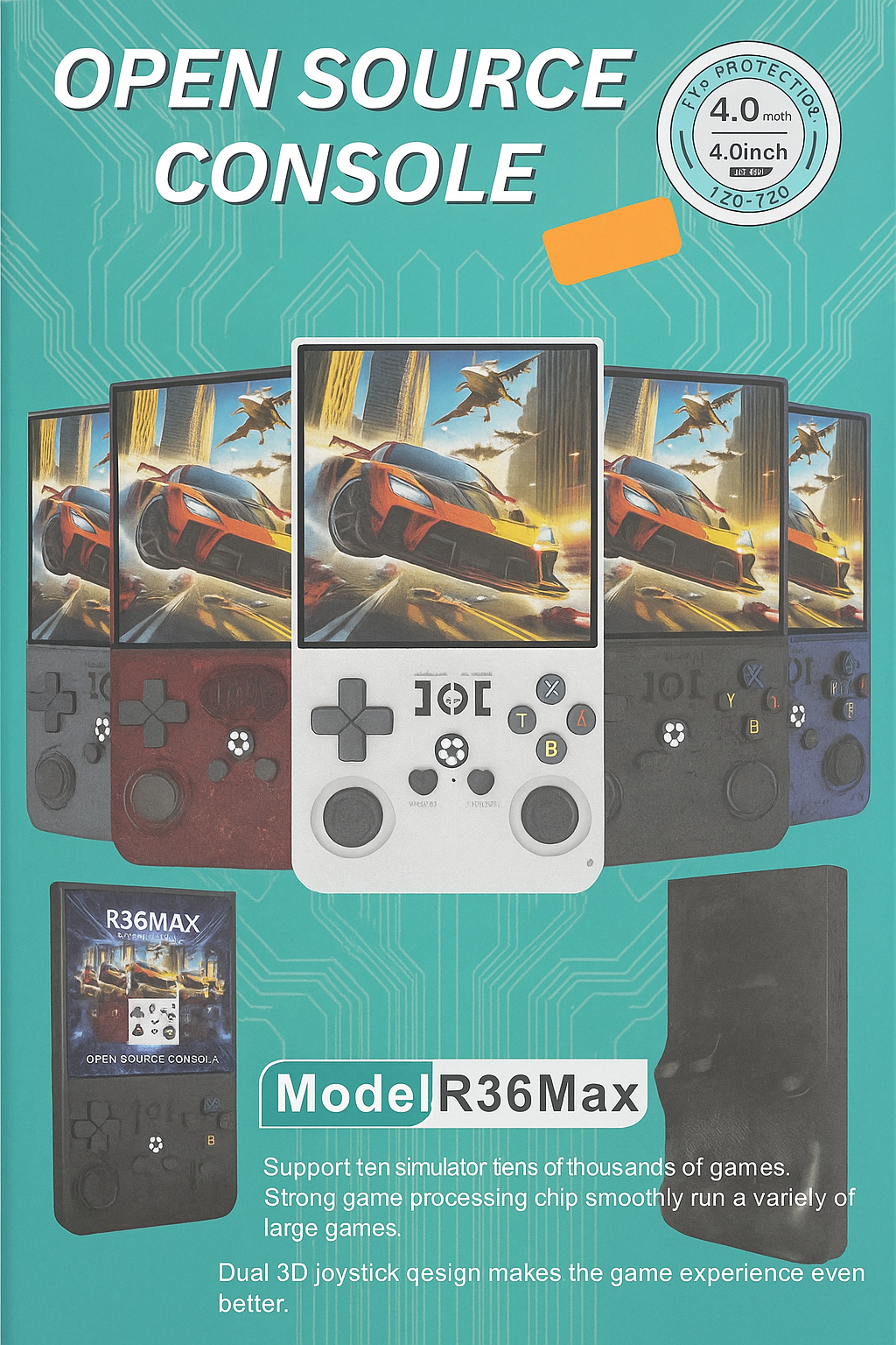 Consola Retro R36MAX - Open Source