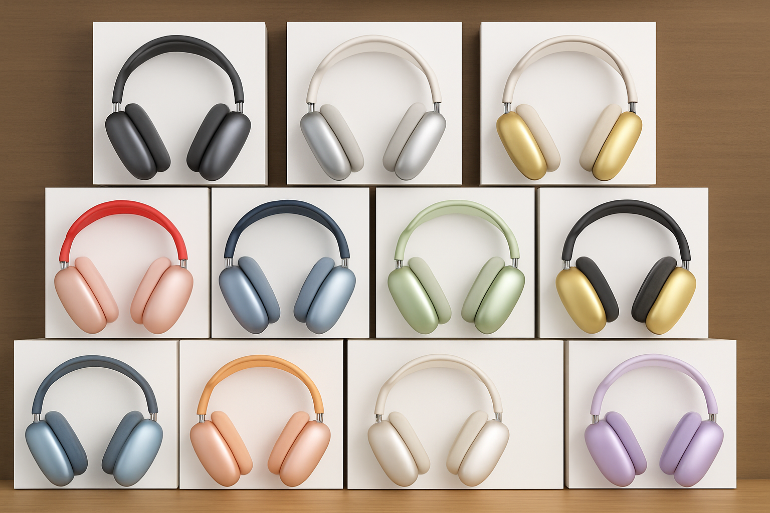 auriculares premium estilo AirPods Max
