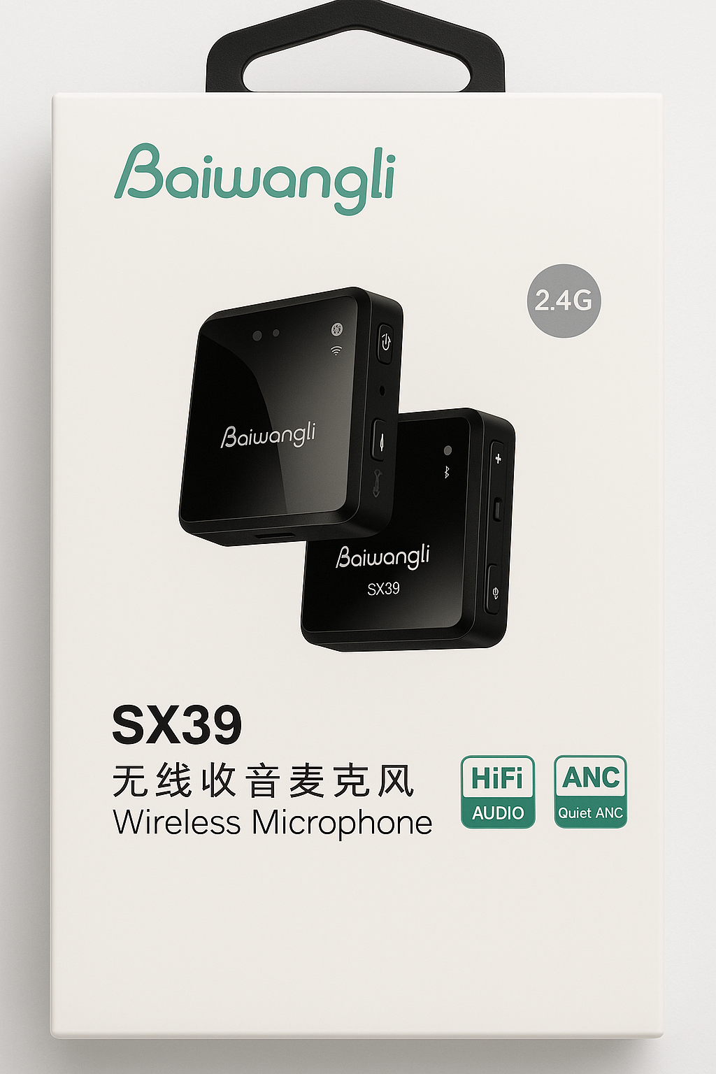 Micrófono Inalámbrico Baiwangli SX39 type C