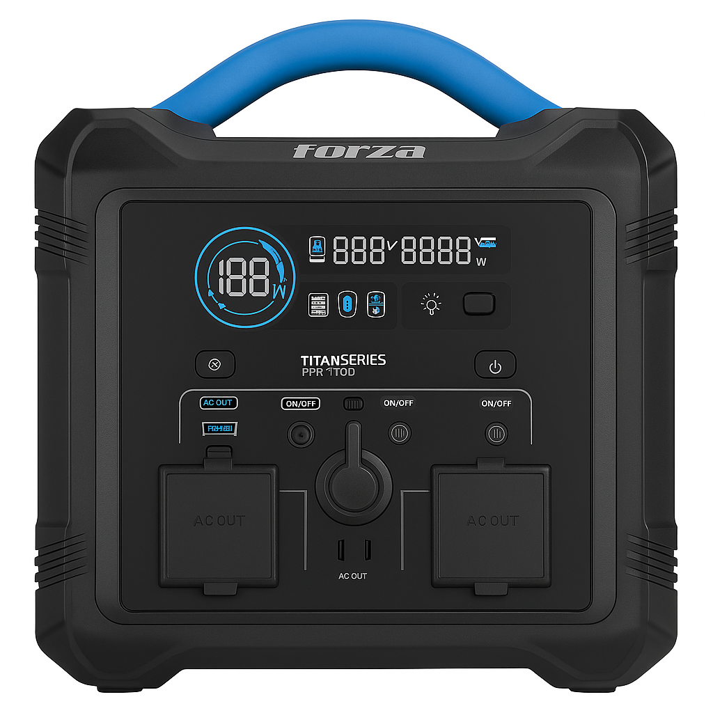 Estación de Energía Portátil Forza FPP-T700 (700W - 2 Salidas AC)
