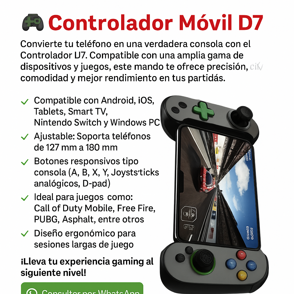 Controlador Móvil D7