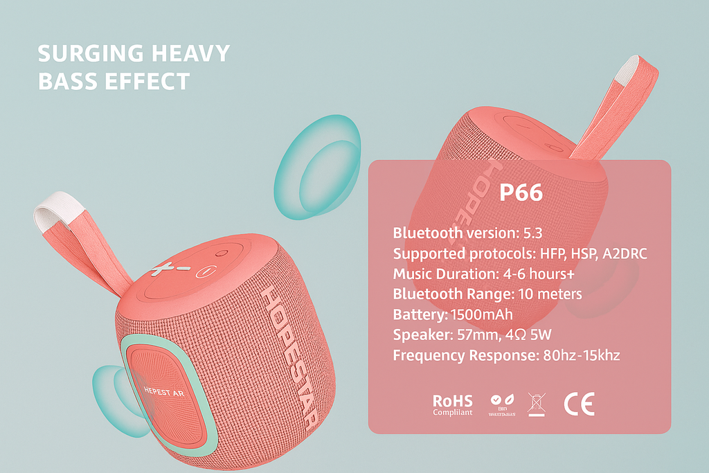Altavoz Bluetooth Hopestar P66